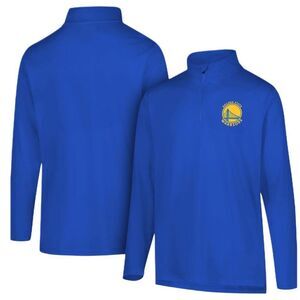 Golden State Warriors Ultra Game Quarter Zip Long Sleeve Pullover Shirt Large